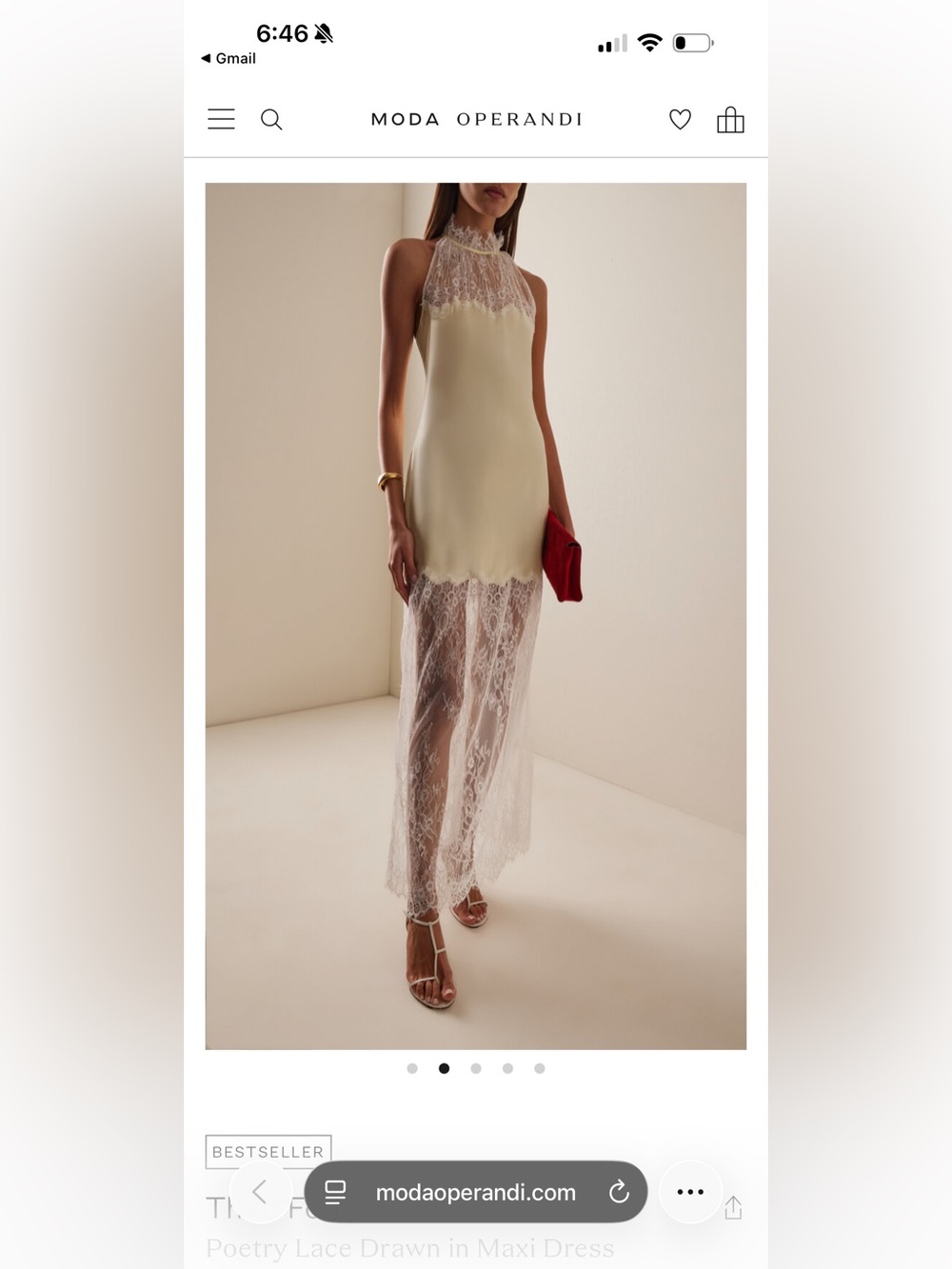 THIRD FORM
Poetry lace drawn in maxi dress